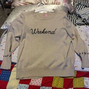 Muse Beige Weekend Sweater